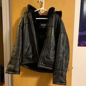 Wilsons Leather Opium Fur Hoodie